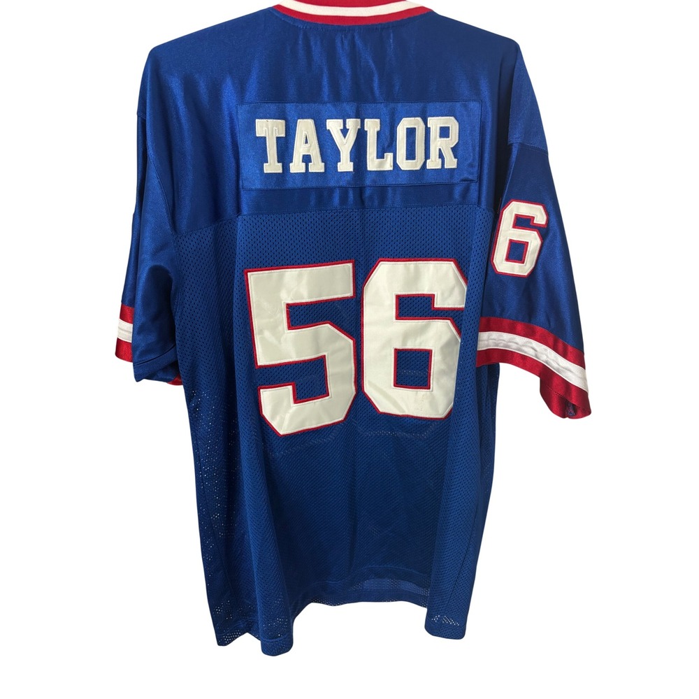Mitchell & Ness New York Giants Lawrence Taylor 56 Throwback Jersey Blue 54 3XL - Picture 3 of 8